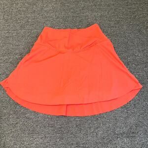 Women's‎ Cross Front Skort Skirt Small Coral Ruffle Layered Athletic Wear
